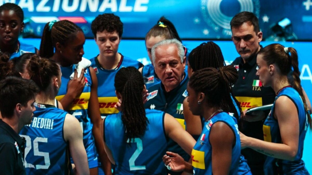 Nazionale italiana di pallavolo &copy; Pagina Facebook ufficiale della Federazione Italiana Pallavolo