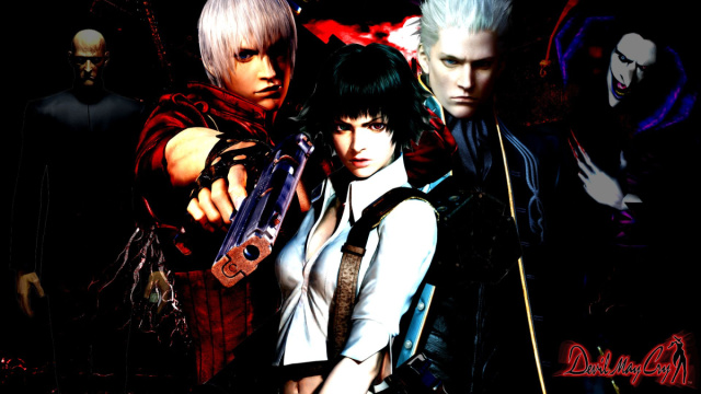 Wallpaper Dante, Devil May Cry, Virgil, Lady for mobile and ... &copy; Creative Commons