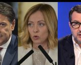 Giuseppe Conte, Giorgia Meloni e Matteo Salvini (&copy; Facebook)
