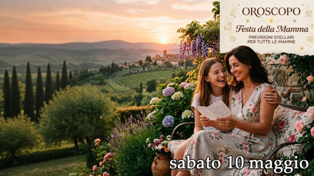 Locandina per l'oroscopo di sabato 9 maggio 2026 - &copy; Copilot IA.