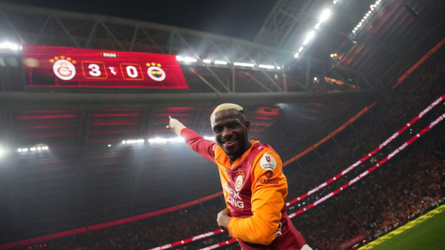 Victor Osimhen, attaccante del Galatasaray. Foto &copy; Galatasaray