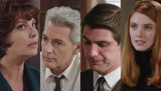 Adelaide, Umberto, Marcello e Odile - screenshot &copy; Rai.