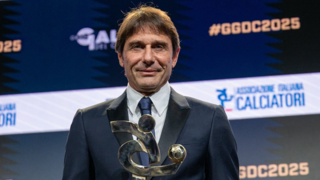 Antonio Conte, allenatore del Napoli. Foto &copy; Napoli