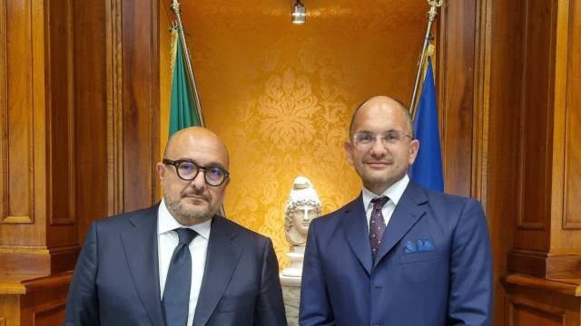 Il Commissario Castelli incontra il Ministro alla Cultura Gennaro Sangiuliano &copy; Creative Commons