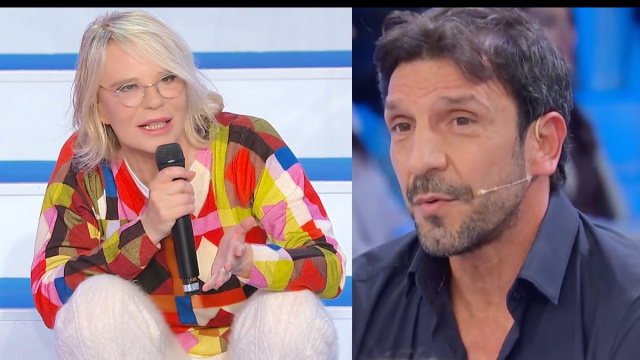 Maria De Filippi e Michele &copy; Canale 5.
