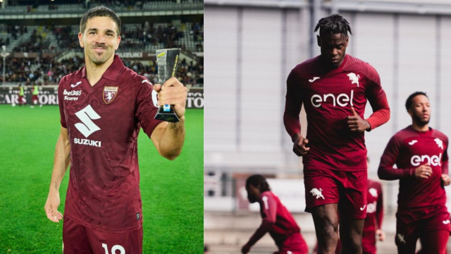 Giovanni Simeone e Duvan Zapata (Instagram).