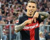Alejandro Grimaldo, esterno del Bayer Leverkusen. Foto &copy; Bundesliga