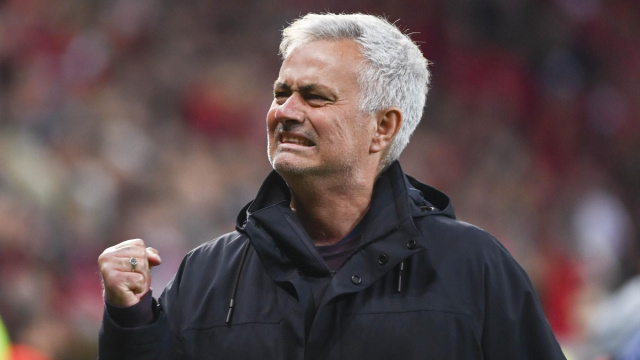 Jos&eacute; Mourinho al termine di Bayer Leverkusen-Roma: "La citt&agrave; sar&agrave; ... &copy; Creative Commons