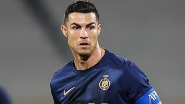 Ronaldo con la maglia dell'Al-Nassr nel 2023