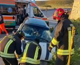 Incidente sulla Statale 106 - &copy; Vigili del Fuoco