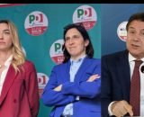 Silvia Salis, Elly Schlein e GIuseppe Conte (&copy; Facebook)