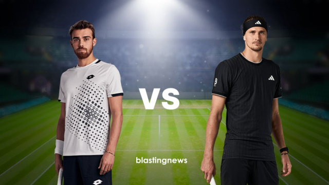 Benjamin Bonzi e Alexander Zverev. &copy; Blasting News