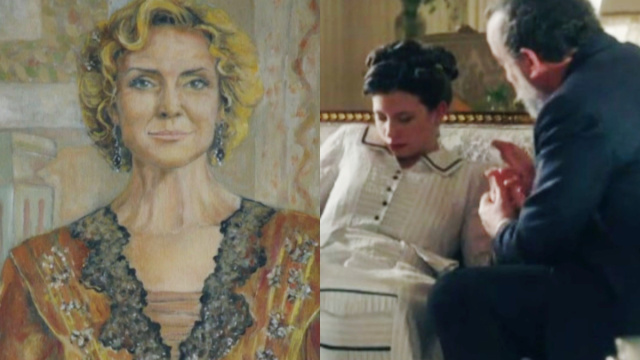 Il ritratto di Cruz e Martina in scena © La Promessa