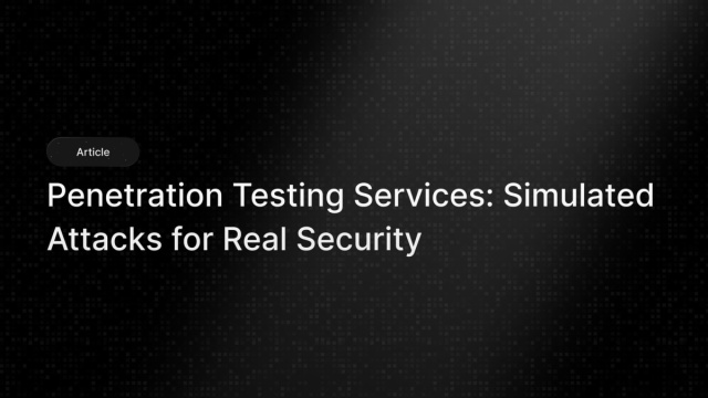 Penetration Testing Services for Stronger Security &copy; Creative Commons