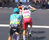 I fuggitivi nella tappa di Milano - &copy; Screenshot Eurosport