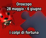 Locandina per l'oroscopo dei colpi di fortuna 28 maggio-6 giugno 2026 - &copy; Pixabay IA.