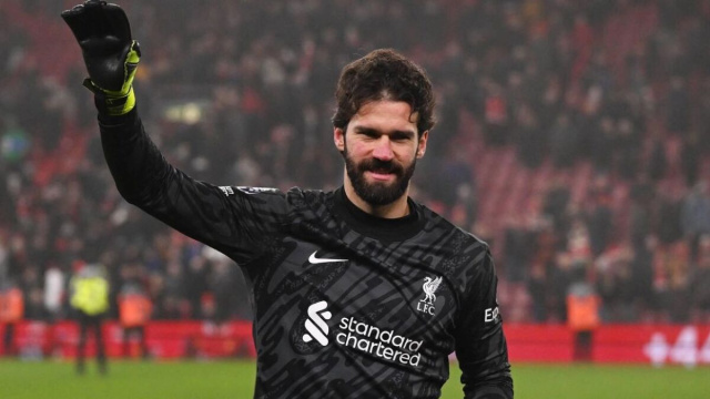 Alisson Becker, portiere del Liverpool. Foto &copy; Liverpool