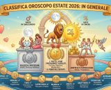 Classifica dell'oroscopo estate 2026, podio: 1&deg; posto Leone, 2&deg; Cancro, 3&deg; Gemelli -&copy;Gemini AI