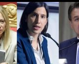 Giorgia Meloni, Elly Schlein e Giuseppe Conte (&copy; Facebook)