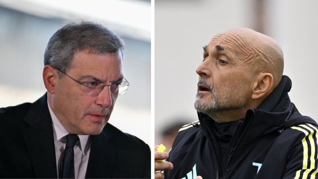 Luciano Spalletti e Damien Comolli. Foto &copy; Juventus