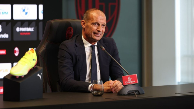 Massimiliano Allegri, allenatore del Milan. Foto &copy; Milan