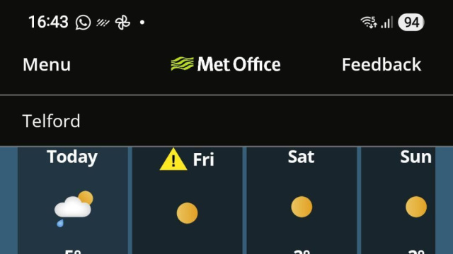 PSA: Met Office ha aggiornato la sua app, ed &egrave; terribile : r/CasualUK &copy; Creative Commons