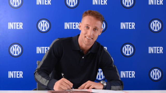 Davide Frattesi, centrocampista dell'Inter. Foto &copy; Inter