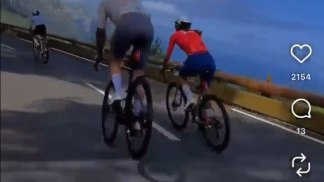 Il video girato durante la Mallorca 312 - &copy; Twitter Silvia Tirado