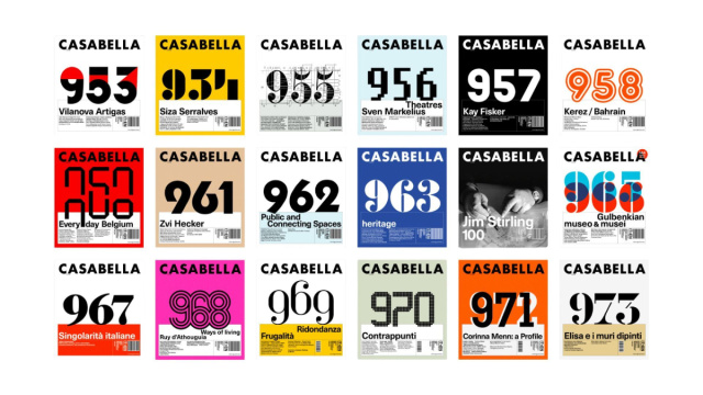 Le copertine di Casabella nell'ADI Design Index &ndash; Casabella &copy; Creative Commons