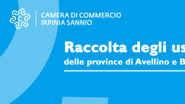 Raccolta usi 2025-2030  Camera di Commercio Irpinia Sannio &copy; Creative Commons