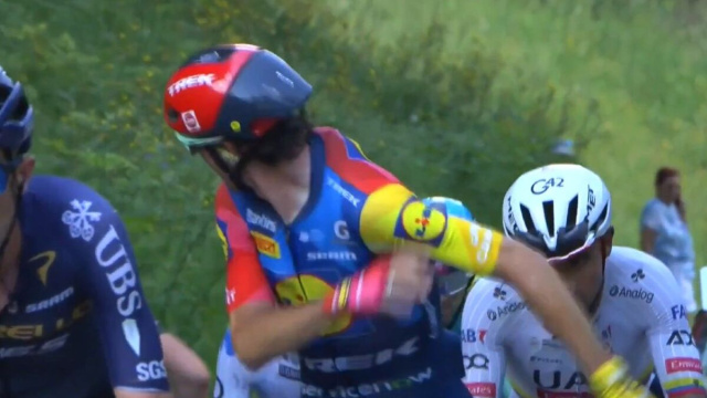 Giulio Ciccone al Giro d'Italia - &copy; Screenshot Eurosport