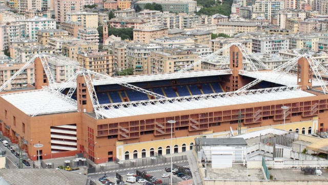 Lo stadio Luigi Ferraris visto da S. Bartolomeo