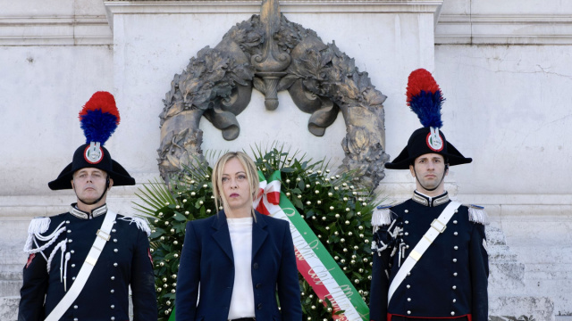 Il Presidente Meloni all'Altare della Patria  www.governo.it &copy; Creative Commons