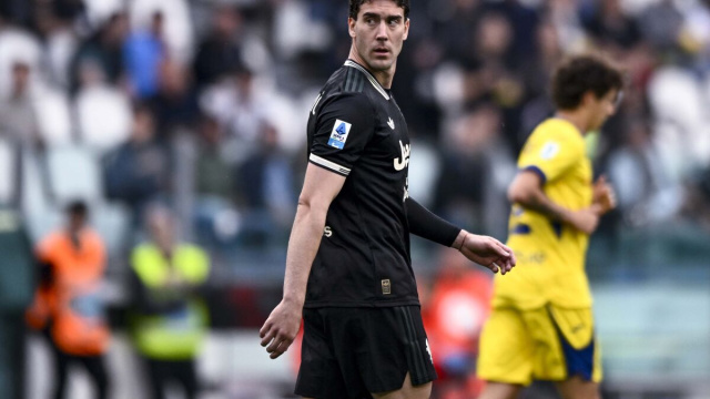 Dusan Vlahovic, attaccante della Juventus. Foto &copy; Juventus FC