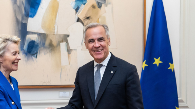 File:Ursula von der Leyen and Mark Carney.jpg - Wikipedia &copy; Creative Commons