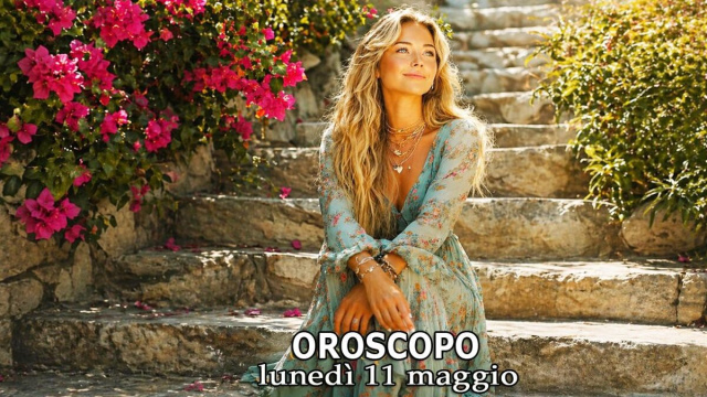 Locandina per l'oroscopo di luned&igrave; 11 maggio 2026 - &copy; Copilot IA.