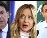 Giuseppe Conte, Giorgia Meloni e Roberto Vannacci (&copy; Facebook)