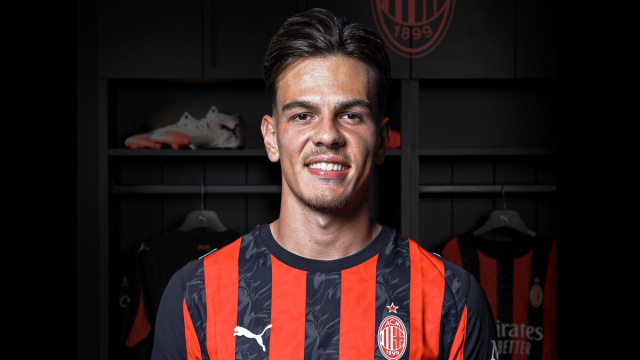 Ardon Jashari, centrocampista del Milan. Foto &copy; Milan