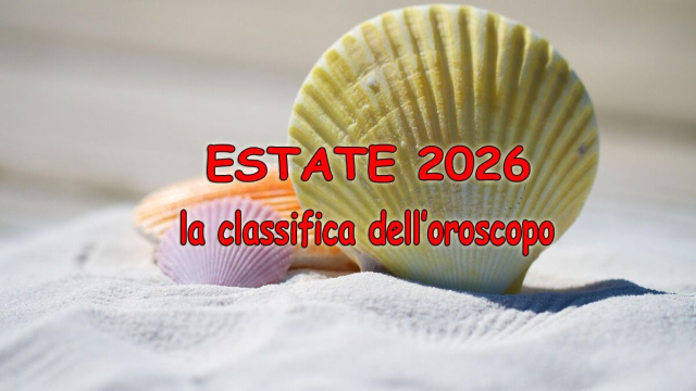 Locandina per la classifica dell'oroscopo Estate 2026 - &copy; Pixabay IA.