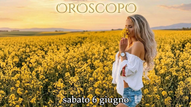 Locandina per l'oroscopo di sabato 6 giugno 2026 - &copy; Gemini IA.
