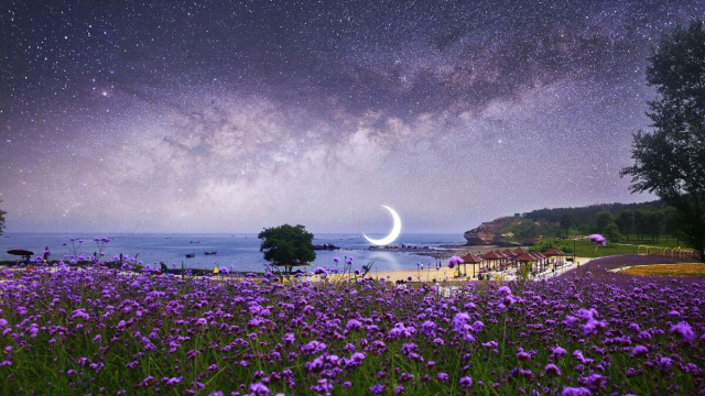 Panorama notturno sul mare &copy; Pixabay