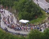 Il Giro d'Italia a Piancavallo - &copy; Screenshot Eurosport