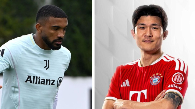 Gleison Bremer, difensore della Juventus. Foto &copy; Juventus FC. Kim Min-jae, difensore del Bayern Monaco. Foto &copy; Bayern Monaco