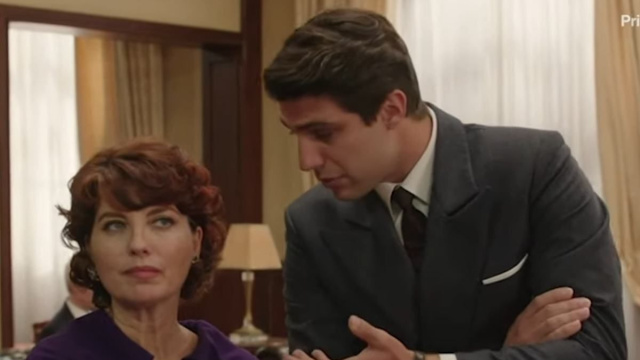 In foto Adelaide e Marcello nella soap &copy; Rai 1