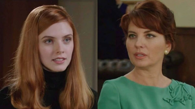 In foto Adelaide e Odile nella soap &copy; Rai 1