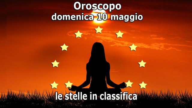 Locandina per l'oroscopo di domenica 10 maggio 2026 - &copy; Roberta Carsoli.