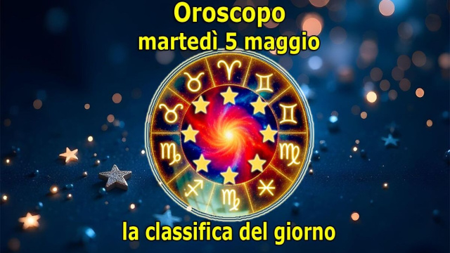 Locandina per l'oroscopo di marted&igrave; 5 maggio 2026 - &copy; Pixabay AI.