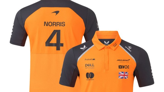 Polo pilota McLaren 2025 Team Lando Norris &copy; Creative Commons