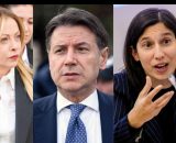 Giorgia Meloni, Giuseppe Conte ed Elly Schlein (&copy; Facebook)