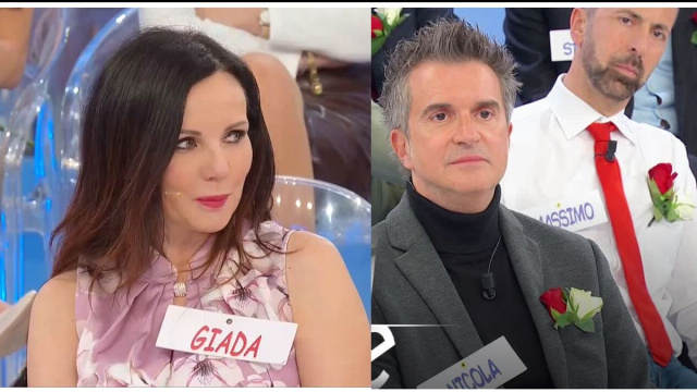 Giada e Nicola a Uomini e donne &copy; Canale 5.
